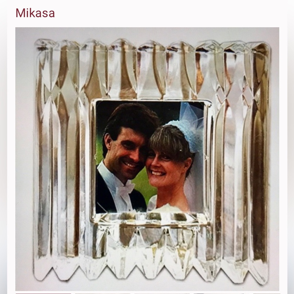 Mikasa Glamor Glass Picture Frame,2x2